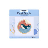 kit punch needle ballena azul figured art