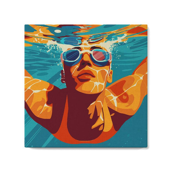 paint by numbers swimming figured art