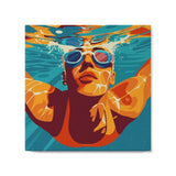 paint by numbers swimming figured art