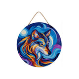 pintar por numeros madera lobo