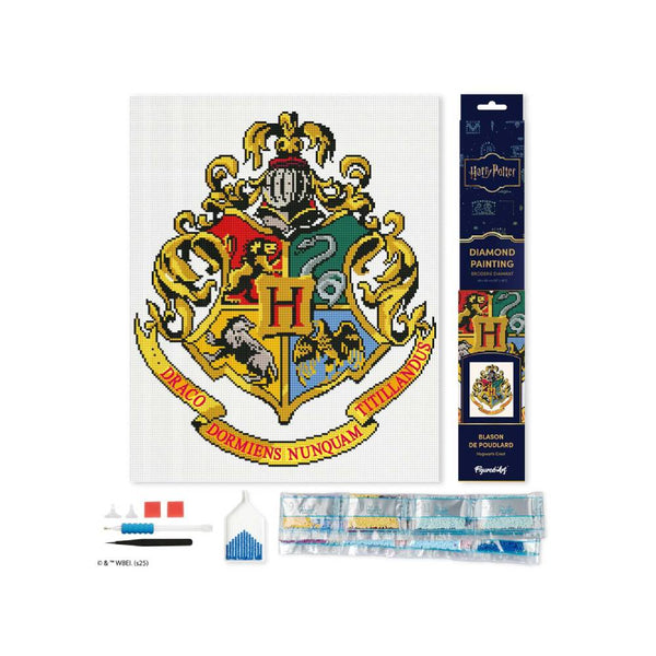 KIT DIAMOND PAINTING HP HOGWARTS CREST 40X50