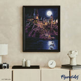 pintar con diamantes castllo de hogwarts harry potter