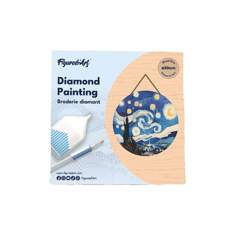 KIT DIAMOND PAINTING RED MADERA STARRY NIGHT 30CM