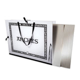 hojas grano fino  arches + carpeta 56x76 cm