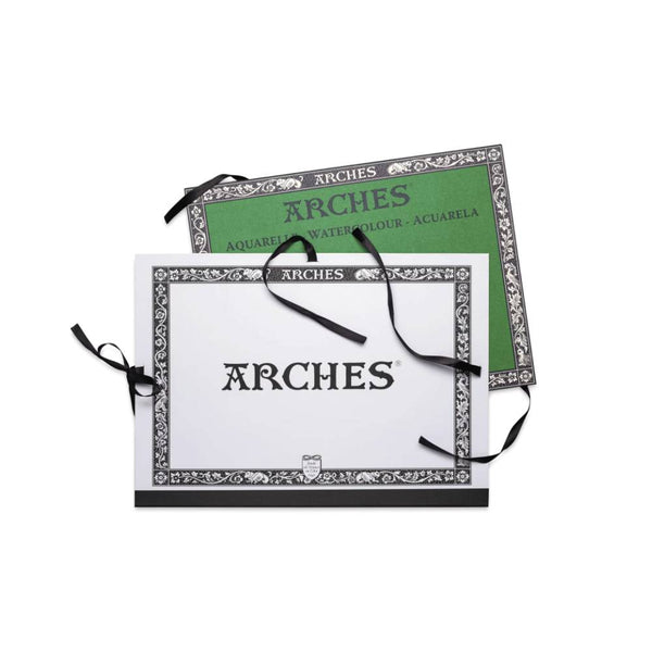 Pack Promo Arches Bloc Enc 4L 23x31 cm 20 Hojas 300g 100% Blanc Nat Fino  + Carpeta 26X33cm