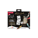 set de rotuladores chalk marker uni ball calendarios de adviento 