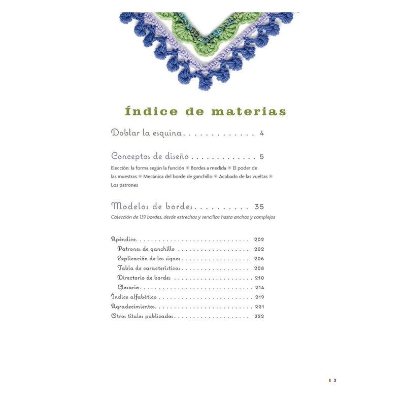 Libro Nuevos Diseños de Bordes de Ganchillo El Drac