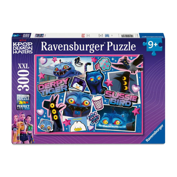 puzzle ravensburger tigre y pajaro guerreras k-pop ravensburger