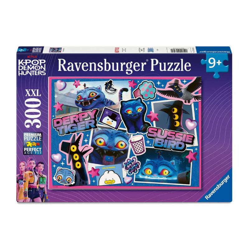 puzzle ravensburger tigre y pajaro guerreras k-pop ravensburger