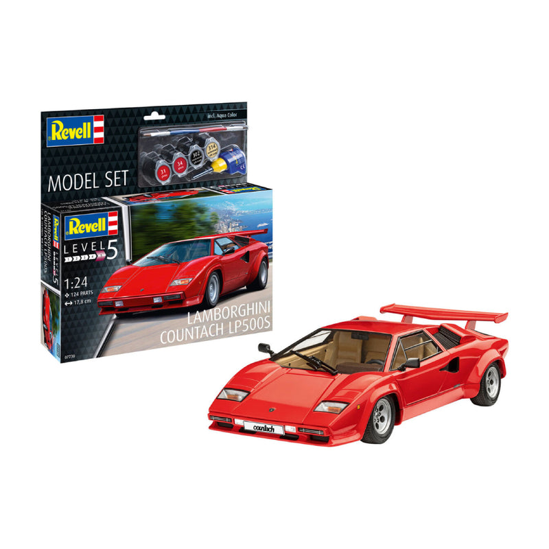 REVELL MODEL SET LAMBORGHINI COUNTACH LP500S