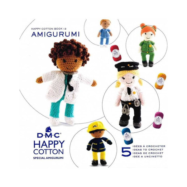 Happy Cotton Libro 12 Amigurumis Héroes de nuestra vida DMC