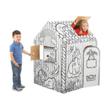 casa unicornio de cartón para montar fellowes