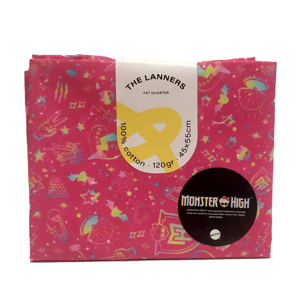 Fat Quarter Moster High Powder Rosa The Lanners