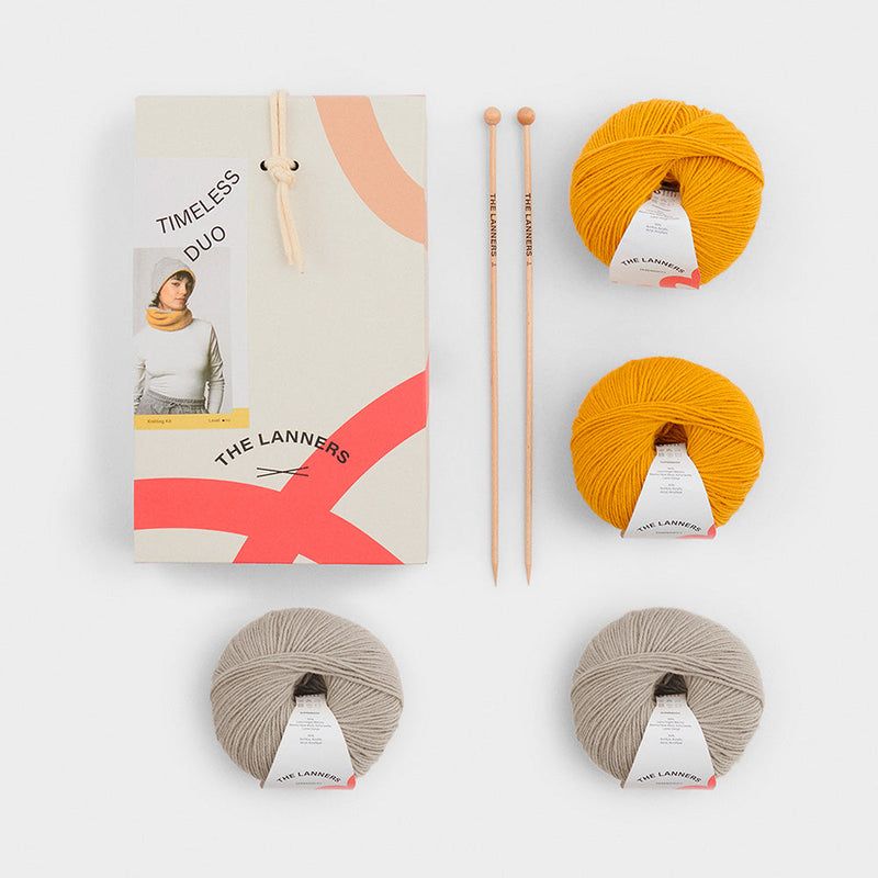 Knitting Kit Gorro y Cuello The Lanners