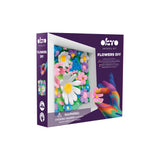 OKTO air clay flowers DIY field