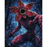 stranger things demogorgon pintar por numeros