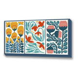 diamond dotz cuadro triptico flores