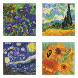 set 4 cuadros diamantes van gogh diamond dotz