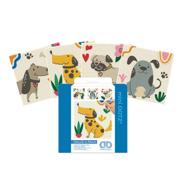 KIT DIAMOND PAINTING MINICUADROS PERROS