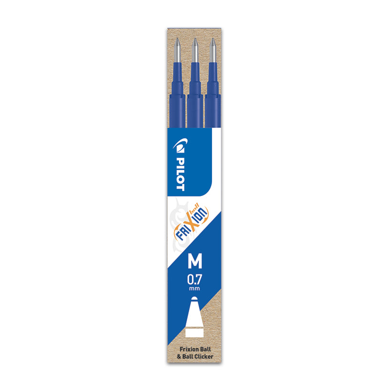 Set recambios Bolígrafo Frixion Clicker azul
