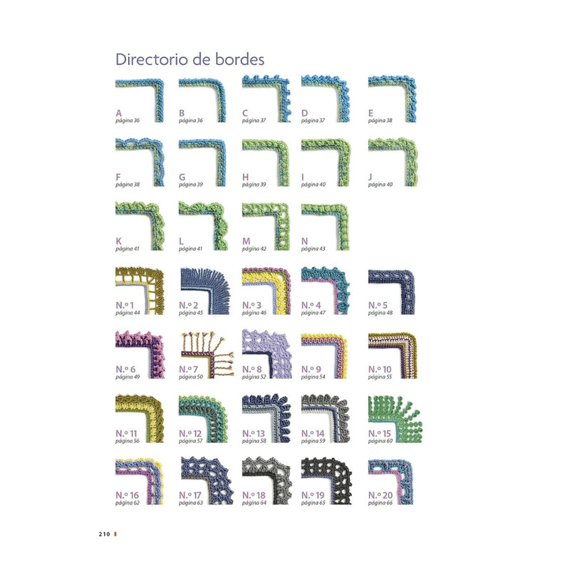 Libro Nuevos Diseños de Bordes de Ganchillo El Drac