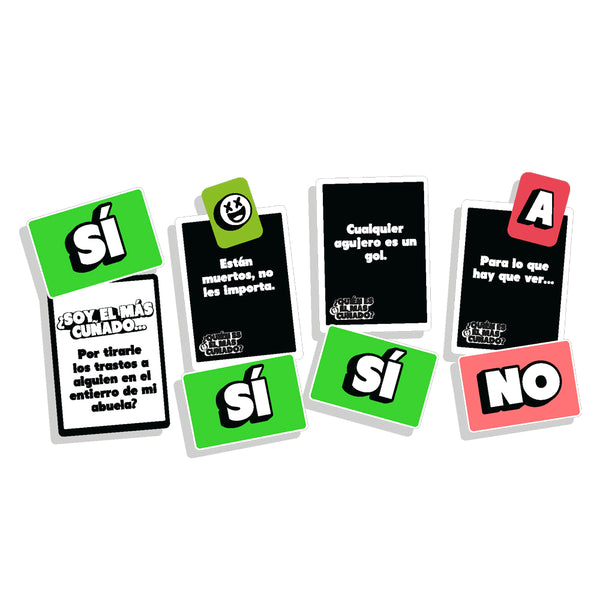 juego de cartas +18 con amigos quién es el más cuñado