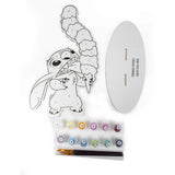 pintar por numeros figura stiitch disney