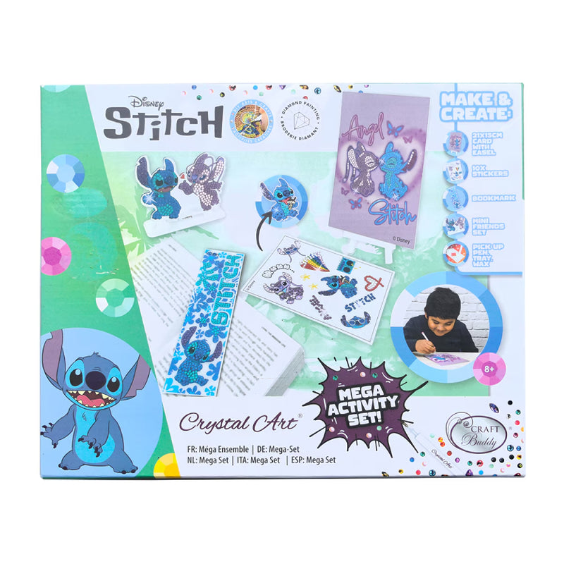 STITCH, CRYSTAL ART MEGA ACTIVITY SET