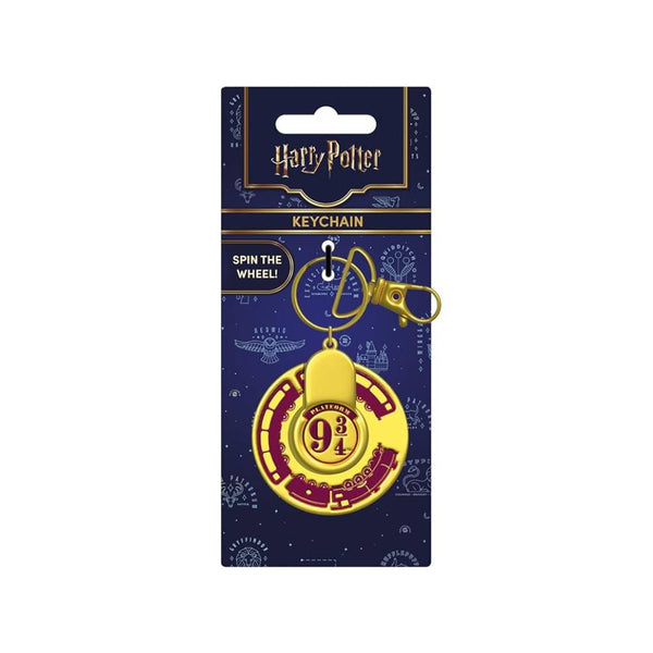 LLAVERO GIRATORIO METALICO HARRY POTTER HOGWARTS