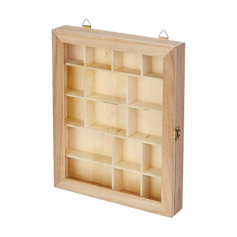VITRINA MADERA ARTEMIO 28CMX23CMX4CM
