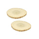 Set 2 Discos de Madera 20cm Artemio