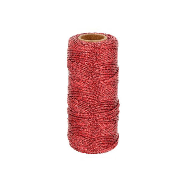 METALLIC CORD 100M RED ARTEMIO