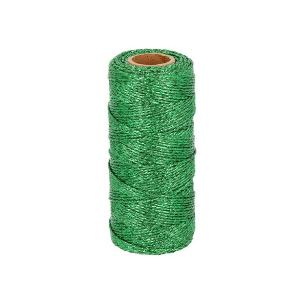 METALLIC CORD 100M GREEN