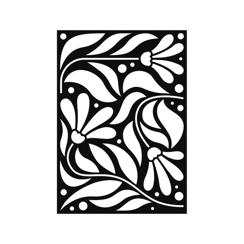 Plantilla flores a4