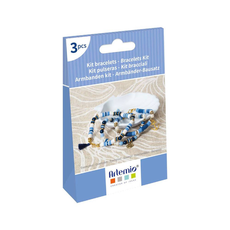 KIT 3 BRAZALETES MAR