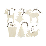 ADORNOS NAVIDAD 7-9CM 6 UDS