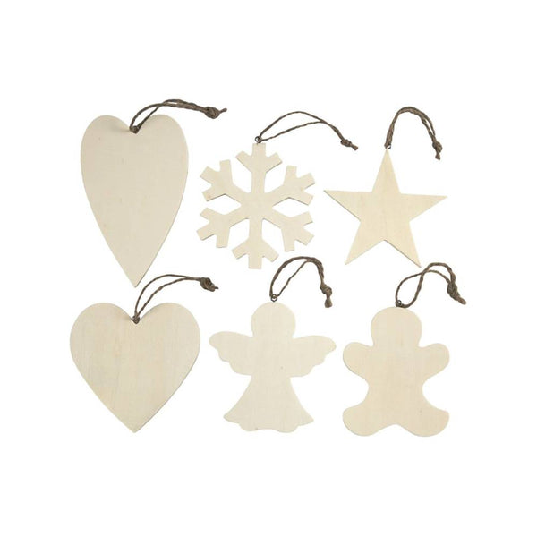 ADORNOS NAVIDAD 9-11CM 6 UDS