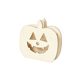 HALLOWEEN CALABAZA MADERA 13CM