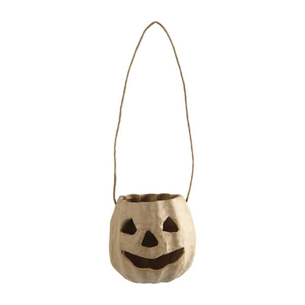 HALLOWEEN CESTA CALABAZA CARTON 9CM