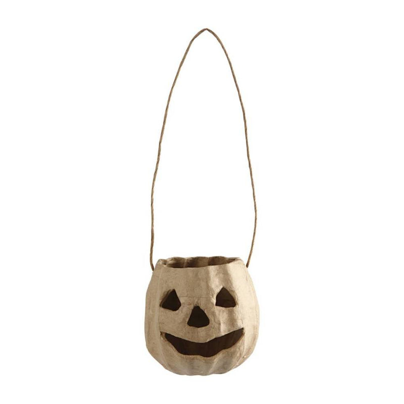 HALLOWEEN CESTA CALABAZA CARTON 9CM