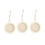 MARCO NAVIDAD COLGAR DECORACIONES 8CM 3UDS