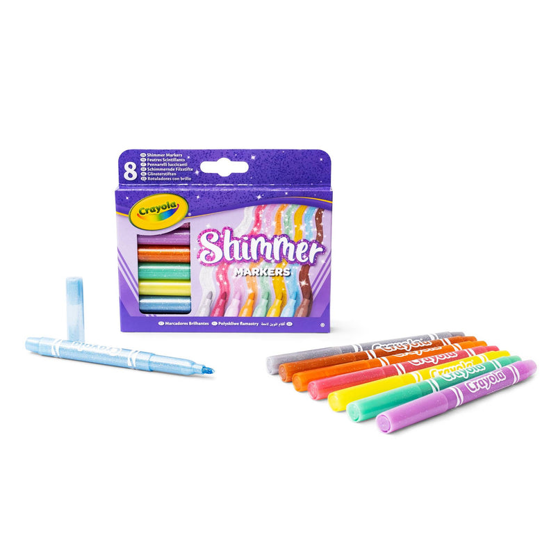 Set 8 Rotuladores Purpurina Crayola