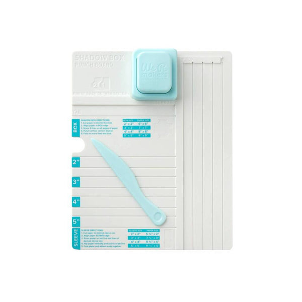 punch board caja de sombras we r makers