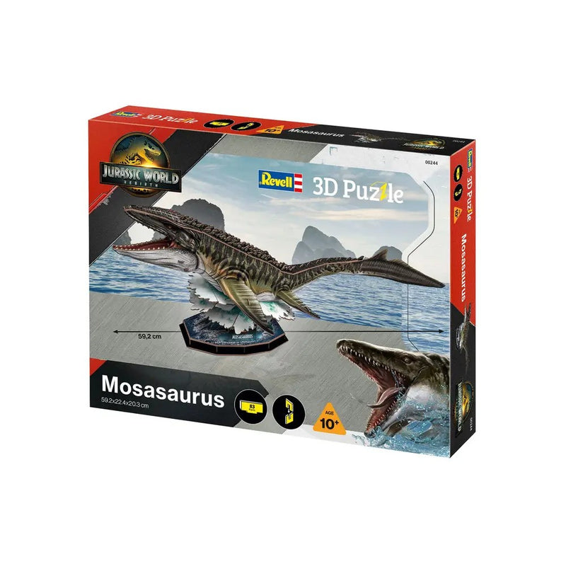 mosasaurus puzzle 3D revell parque jurásico