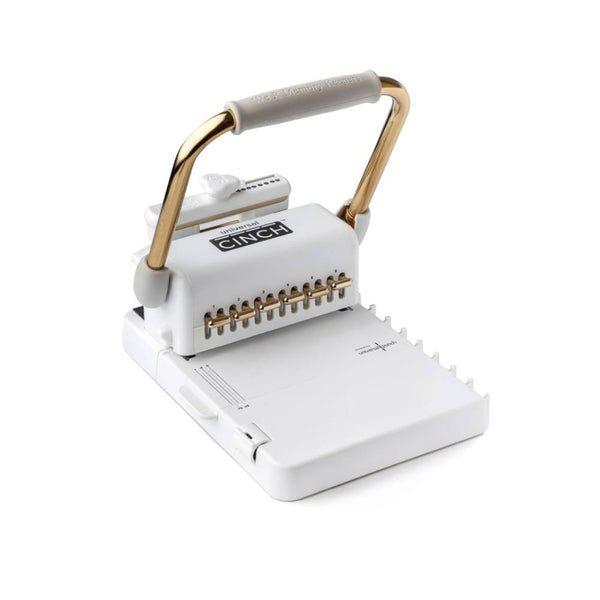 encuadernadora scrapbooking cinch dorada univsersal