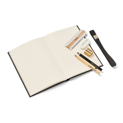 set sketchbook con materiales fabriano boutique