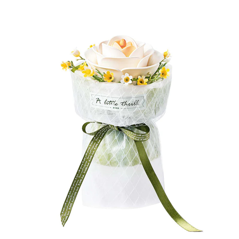 maqueta de madera camelia blanca robotime