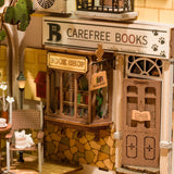 Maqueta Sujetalibros Sunshine Town Robotime