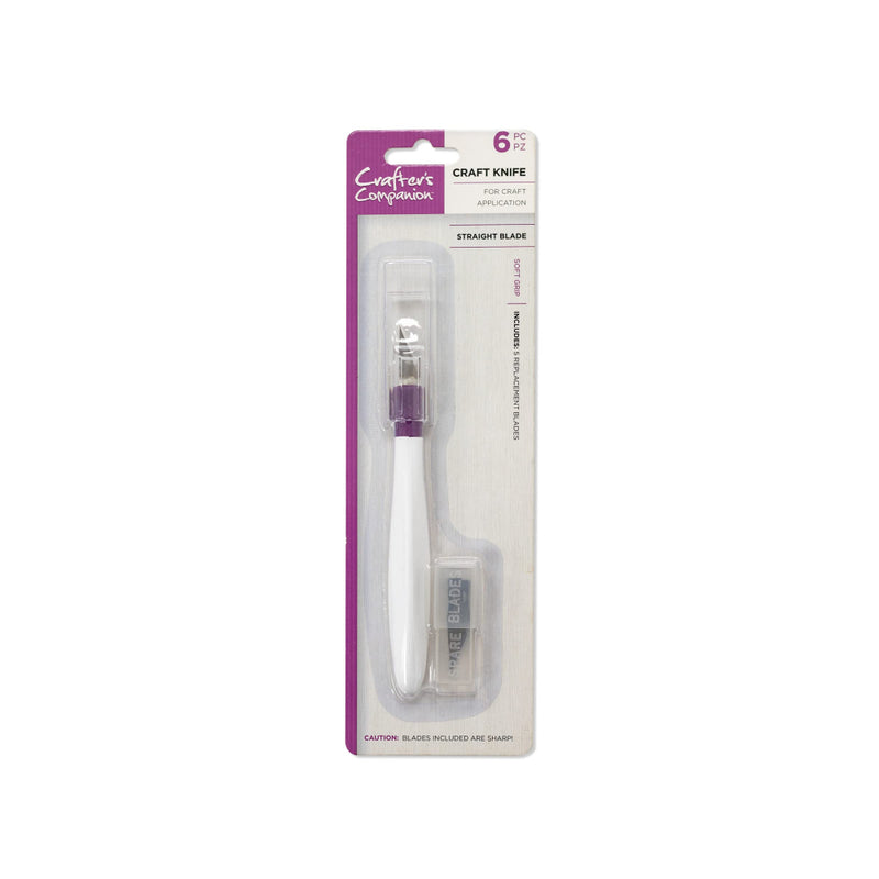 CUTTER BISTURI CON 5 HOJAS DE REPUESTO CRAFTERS CO
