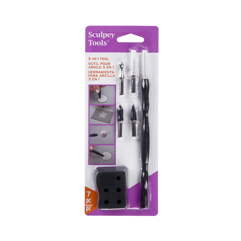 Herramientas 5En1 Modelado Arcilla Sculpey